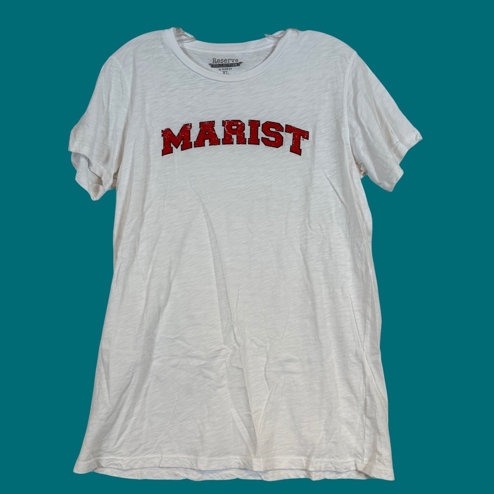 Blue 84 Reserve Collection Marist University Graphic T-Shirt White XL Slub Merch
